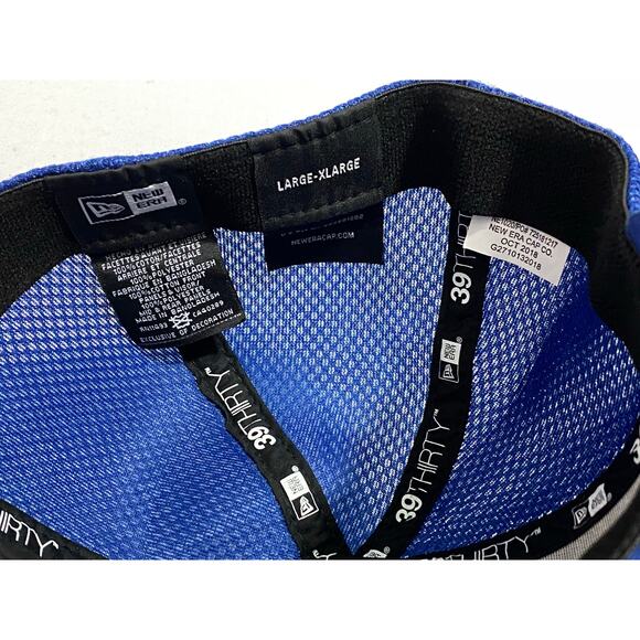 Pepsi Hat Cap Large / XL Mesh Back New Era 3930 Blue and White - Picture 5 of 8